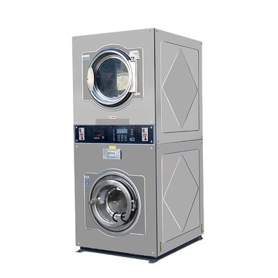 qualidade  Double Commercial Washing Machines And Industrial Coin Washing And Drying Machine Dryers 910*1000*2000mm fábrica